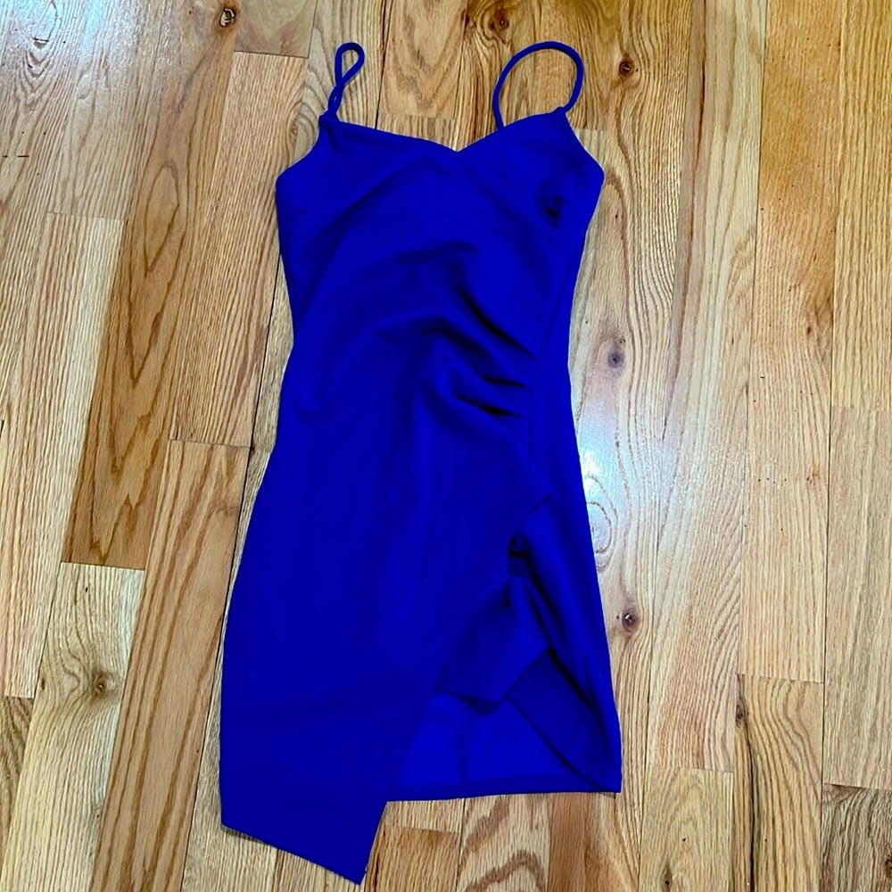 Sexy royal blue dress